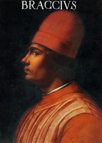 Portret Andrei Fortebracci, znanej również jako Braccio da Montone (obraz) autorstwa Anonymous Anonymous
