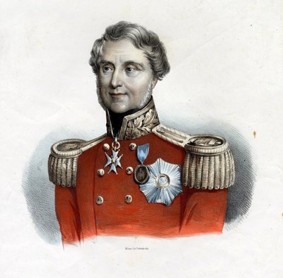 Portret barona Raglana (FitzRoy James Henry Somerset) autorstwa Anonymous Anonymous