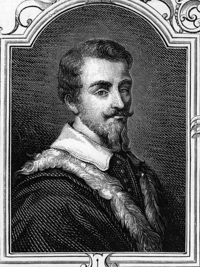 Portret Camillo Procaccini (1551 - 1629) włoskiego malarza. rycina z 1859 roku w „Galeriach Europy – Włochy” autorstwa Armandauda. Prywatna kolekcja. autorstwa Anonymous Anonymous