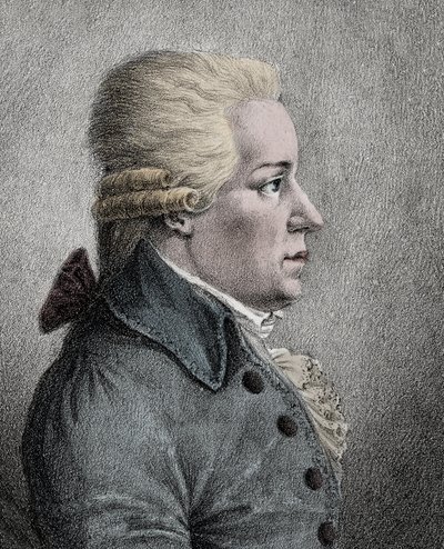 Portret Carla (Karla) Dittersa von Dittersdorfa (1739-1799), kompozytora austriackiego - Portret Augusta Carla Dittersa von Dittersdorfa (1739-1799), austriackiego kompozytora i skrzypka autorstwa Anonymous Anonymous