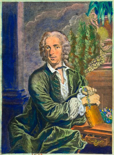 Portret Carla Von Linne (1707-1778) szwedzkiego przyrodnika – kolekcja Privee autorstwa Anonymous Anonymous