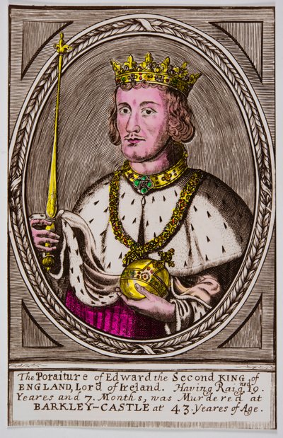 Portret Edwarda II (1284-1327) króla Anglii, kolekcja Privee autorstwa Anonymous Anonymous