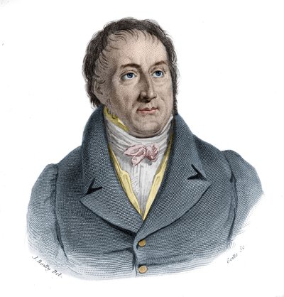 Portret Francois-Antoine (Francois Antoine) Jecker (1765-1834), francuski inżynier w „Portretach i historii pożytecznych mężczyzn: mężczyzn i kobiet wszystkich krajów i wszystkich warunków, którzy nabyli prawa do uznania mężczyzn” opublikowanym i rozpowsze autorstwa Anonymous Anonymous