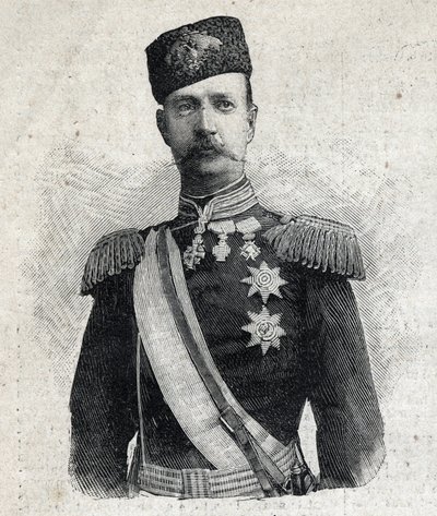 Portret Jerzego I króla Grecji (1845-1913). Grawer w „”Le Peute Parisien”” autorstwa Anonymous Anonymous