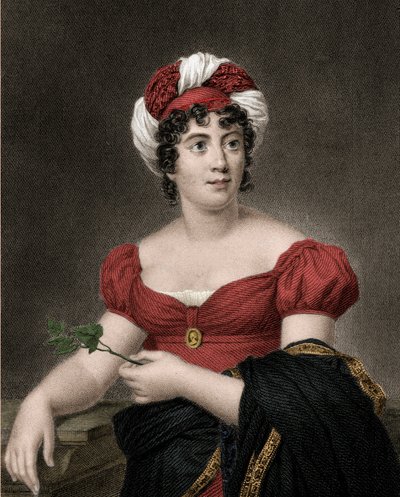 Portret Germaine Necker, baronowej Stael Holstein zwanej Madame de Stael (1766-1817) autorstwa Anonymous Anonymous