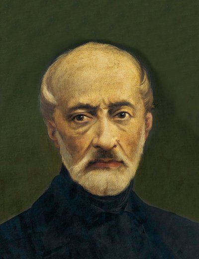 Portret Giuseppe Mazziniego (1805-1872), włoskiego polityka i nacjonalisty. Anonimowe malowanie autorstwa Anonymous Anonymous