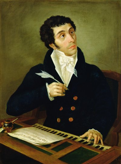 Portret Giuseppe Pilottiego (1784-1838) (olej na płótnie) autorstwa Anonymous Anonymous