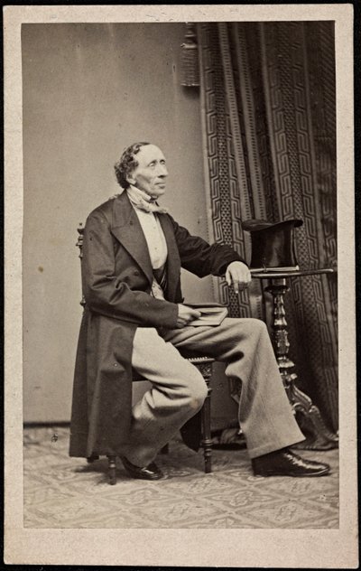 Portret Hansa Christiana Andersena (1805-1875), anonimowy. Fotografia, ok. 1865. Kolekcja prywatna autorstwa Anonymous Anonymous