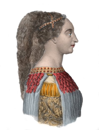 Portret Isotta degli Atti - Włoska Renesansowa - 1433-1474 - autorstwa Anonymous Anonymous