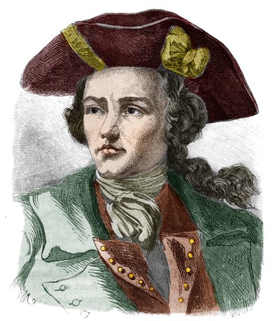 Portret Jacquesa Cassarda, francuskiego marynarza autorstwa Anonymous Anonymous
