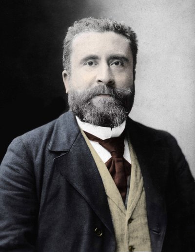 Portret Jeana Jauresa (1859-1914) francuskiego deputowanego socjalistycznego. autorstwa Anonymous Anonymous