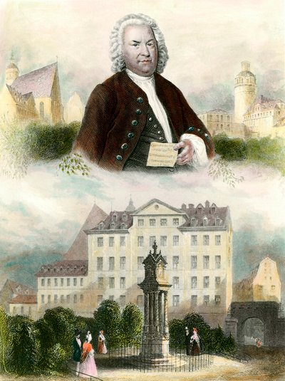 Portret Jeana Sebastiena Bacha (Johann Sebastian Bach autorstwa Anonymous Anonymous