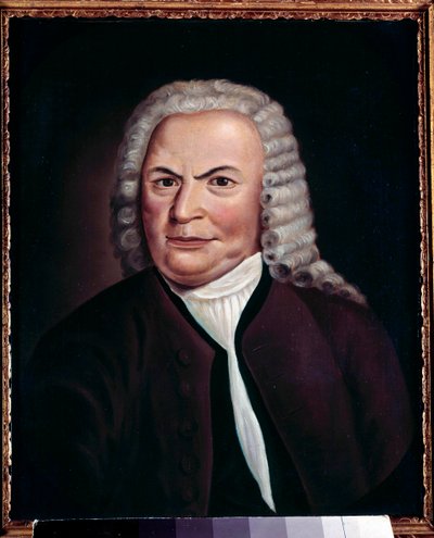 Portret Jeana Sebastiena Bacha (Johann Sebastian Bach autorstwa Anonymous Anonymous