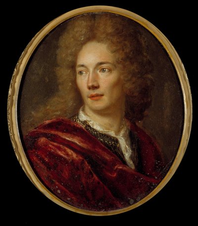 Portret Jean de La Bruyere (1645-1696) moralista francais Obraz na anonimowej miedzi. XVII wiek. autorstwa Anonymous Anonymous