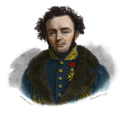 Portret Josepha Paula Gaimarda, francuskiego przyrodnika (1796-1858) w „Portretach i historii pożytecznych mężczyzn: mężczyzn i kobiet wszystkich krajów i wszelkich warunków, którzy nabyli prawa do uznania mężczyzn” opublikowanym i propagowanym przez Towar autorstwa Anonymous Anonymous