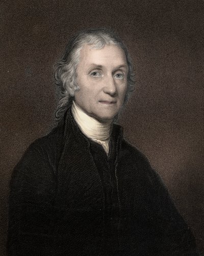 Portret Josepha Priestleya (1733 - 1804) brytyjski chemik i teolog autorstwa Anonymous Anonymous