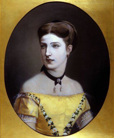 Portret Margarity Savoy Genes (Margherita of Savoy autorstwa Anonymous Anonymous