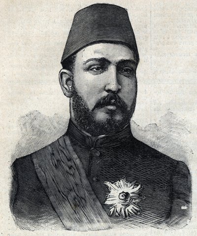 Portret F Muhammada Tawfiq (R Muhammad Tawfiq autorstwa Anonymous Anonymous