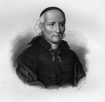 Portret Nicola Sottile (1751-1832), kanon Novara W „Portrety i historia pożytecznych mężczyzn: mężczyzn i kobiet wszystkich krajów i wszystkich warunków, którzy nabyli prawa do uznania mężczyzn”” opublikowanym i propagowanym przez Societe Montyon i Fra autorstwa Anonymous Anonymous