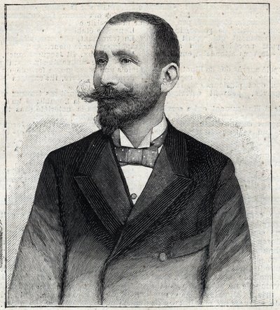 Portret Pierre Sales (1854?-1921?), francuskiego pisarza. Grawer w „”Le Petro Parisien”” autorstwa Anonymous Anonymous