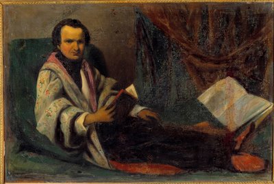Portret Victora Hugo (1802-1885) Anonimowy obraz. 19 wiek. Słońce 0,66x0,98 m² autorstwa Anonymous Anonymous