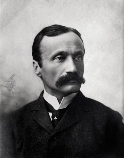 Portret włoskiego kompozytora Arrigo Boito (zdjęcie 1b/w) autorstwa Anonymous Anonymous