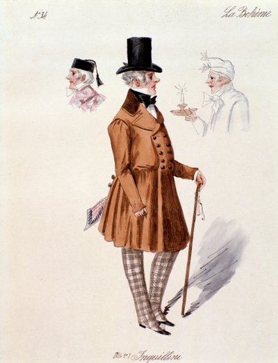 Portret właściciela z Cyganerii Pucciniego (1892-1895) autorstwa Anonymous Anonymous