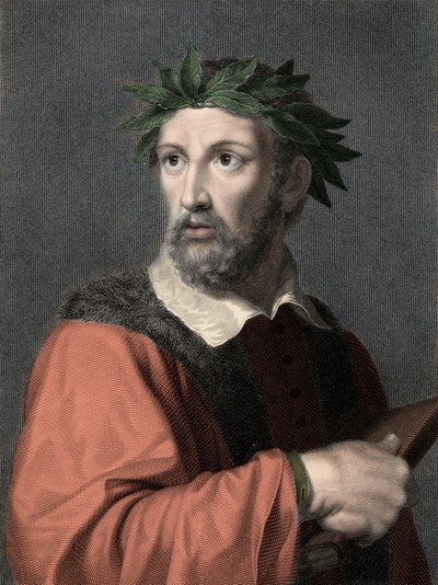 Portret pisarza Torquato Tasso (Le Mupe autorstwa Anonymous Anonymous