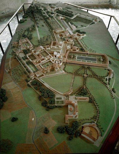 Sztuka rzymska: zredukowany model Villa Adriana (Hadrian) autorstwa Anonymous Anonymous