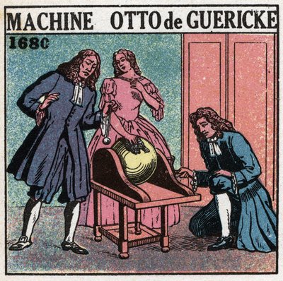 Maszyny statyczne: maszyna autorstwa Otto von Guericke (Otto de Guericke autorstwa Anonymous Anonymous