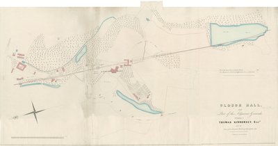 Talke - Clough Hall: litografia, nd [1751-1819] (druk) autorstwa Anonymous Anonymous