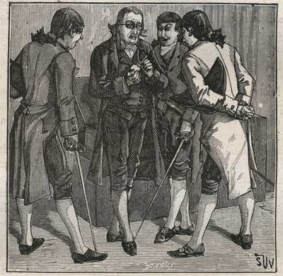Test fałszywego diamentu z Bresilii, wykonany przez brytyjskiego mineraloga Johna Mawe (1764-1829). Grawer z 1885 roku w „Les arts et metiers illustres” Adolphe BITARD. autorstwa Anonymous Anonymous