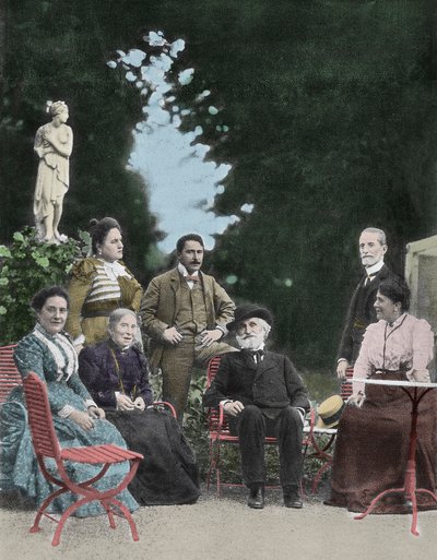 Włoski kompozytor Giuseppe Verdi (1813-1901) w Sant