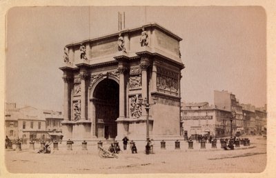 Łuk Triumfalny, kolekcja prywatna, 1885-1890: Łuk Triumfalny, kolekcja prywatna autorstwa Anonymous Anonymous