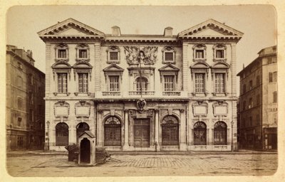 Miasto Marsylia i okolice około 1885 -1890: ratusz, zbiory prywatne autorstwa Anonymous Anonymous