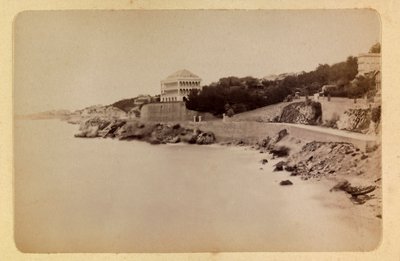 Miasto Marsylia i okolice około 1885 -1890: La route de la Corniche, kolekcja prywatna autorstwa Anonymous Anonymous