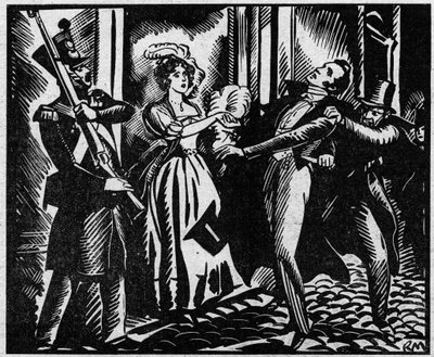 Śmierć księcia Berry (1778-1820) 13.02.1820 w Królewskiej Akademii Muzycznej”” Siostrzeniec króla Ludwika XVIII zostaje zamordowany w Operze przez Louvela, republikanina chcącego stłumić dynastię królewską. Ilustracja zaczerpnięta z „” Le petit journal ill autorstwa Anonymous Anonymous