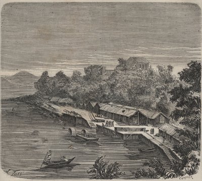 Zakład karny Saint-Laurent w Cayenne (Gujana Francuska) w XIX wieku. Grawer „Historia więzień od ich powstania do dnia dzisiejszego” (1877) Pierre Zaccone (1817-1895) (Colonia Penale - kolonia karna) autorstwa Anonymous Anonymous