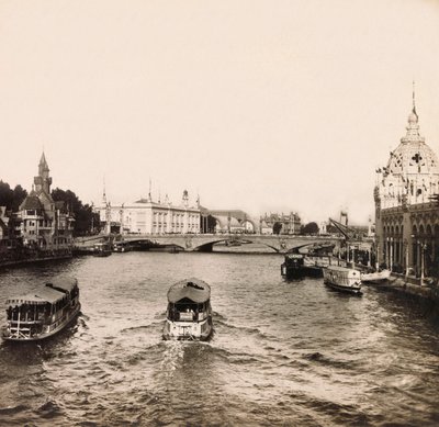 Ekspozycja Powszechna 1900 - Ekspozycja Universelle de 1900 w Paryżu: Most Almy - kolekcja prywatna autorstwa Anonymous Anonymous