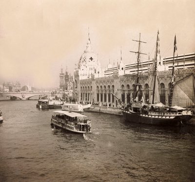 Ekspozycja Powszechna 1900 - Exposition Universelle de 1900 w Paryżu: Pałac Armii Lądowej i Morskiej - kolekcja prywatna autorstwa Anonymous Anonymous