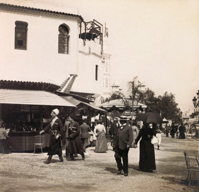 Wystawa Powszechna 1900 - Wystawa Powszechna 1900 w Paryżu: Ulica Kairu - kolekcja prywatna autorstwa Anonymous Anonymous