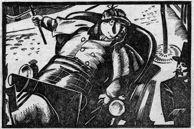 Różne fakty: woźnica Jacques Collignon, skazany za zamordowanie klienta, który złożył skargę na wyścig o zawyżoną cenę w Paryżu w 1855 r. Ilustracja zaczerpnięta z „Le petit journal illustrious” 1931 autorstwa Anonymous Anonymous