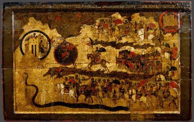 Błogosławiona bądź Hostia Króla Niebios, XVI w. autorstwa Anonymous Russian icon painter