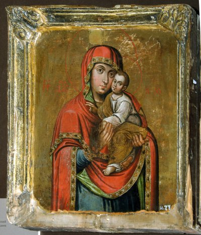 Ikona Matki Boskiej Kijowsko-Bratskiej, XVIII wiek autorstwa Anonymous Russian icon painter
