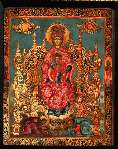 Matka Boża Peczerska, XVIII wiek autorstwa Anonymous Russian icon painter