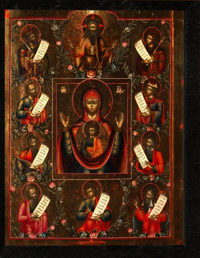 Matka Boża Kursk, początek XIX wieku. autorstwa Anonymous Russian icon painter