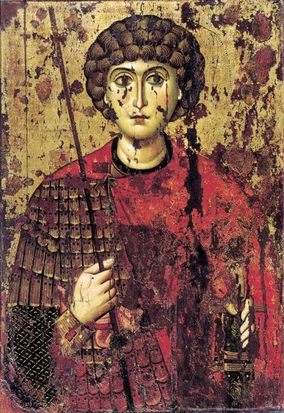 Święty Jerzy, XII wiek autorstwa Anonymous Russian icon painter