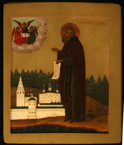 Święty Makary z Unzha, początek XX wieku. autorstwa Anonymous Russian icon painter
