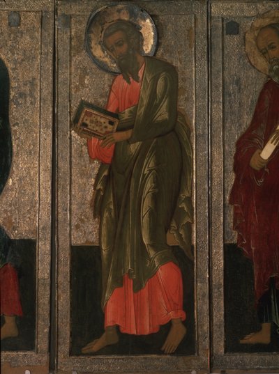 Św. Mateusz Apostoł Z pasma Deesis, XVI w. autorstwa Anonymous Russian icon painter