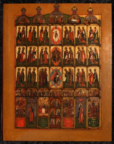 Ikonostas, początek XIX wieku. autorstwa Anonymous Russian icon painter